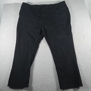 The Perfect Jean Nyc Pants Mens 50x30 Black Denim Athletic Fit Distressed